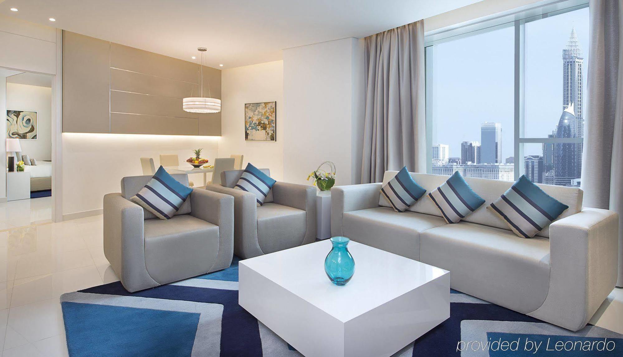 Damac Maison The Vogue Dubái Exterior foto A living room